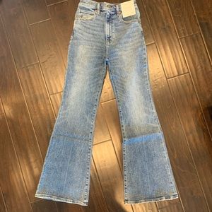 Abercrombie Ultra high rise flare Jean